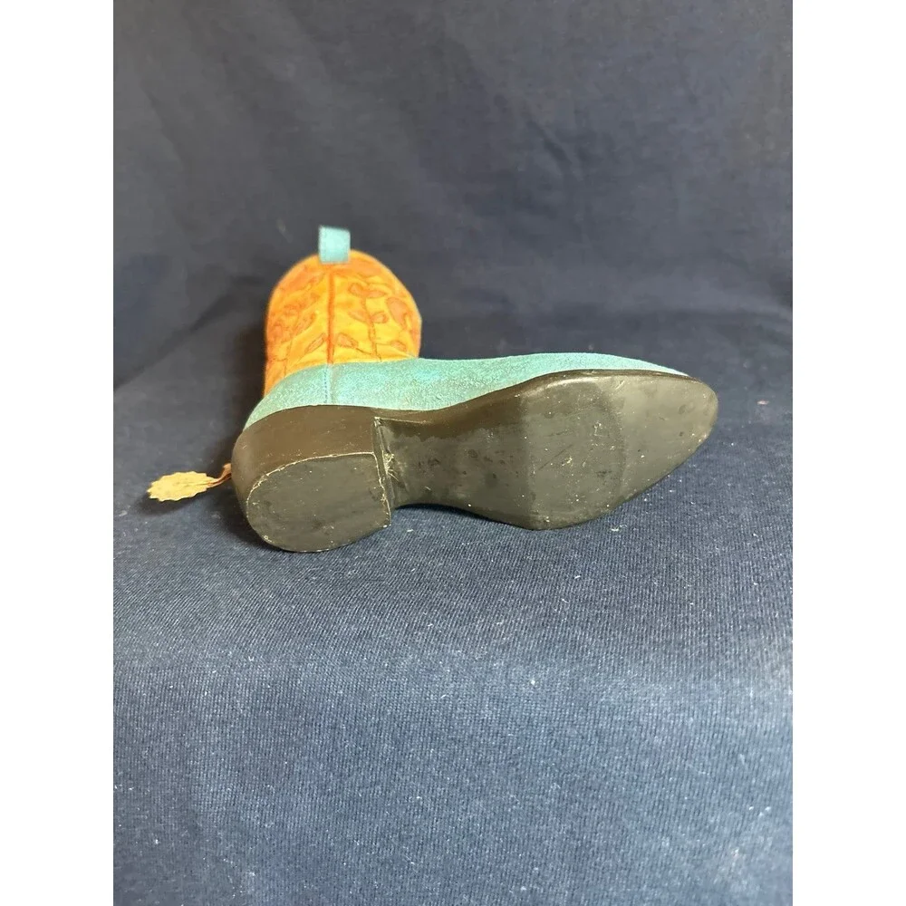 Cowboy boot vase